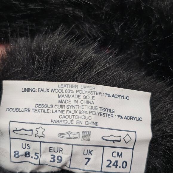 Pajar Women's Waterproof winter boots Fur Black size 8 - Picture 6 of 8